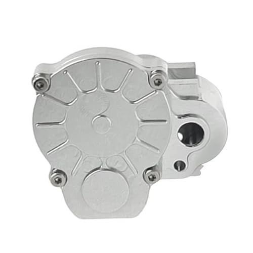 MGHGFYTAS RC Auto Zubehör Kompatibel Mit FMS Für FCX24 Für Xiaoqi Für Crusher K5 1/24 RC Zubehör RC Auto Metall Medium Wave Box Gehäuse Kit(Silver) von MGHGFYTAS