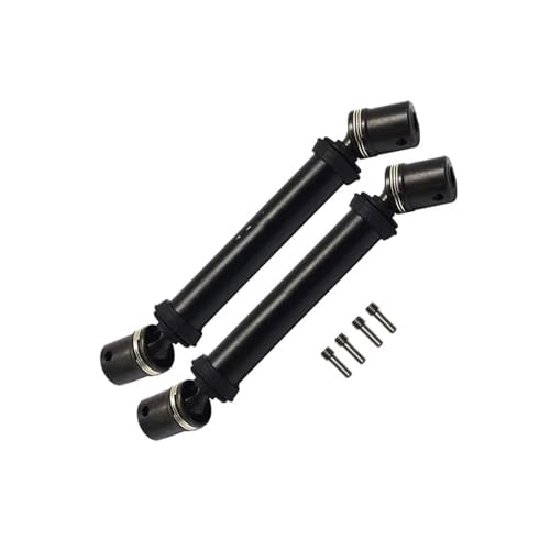 MGHGFYTAS RC Auto Zubehör Kompatibel Mit LOSI Für LMT 4WD Für Monster Truck Vollachse 1/8 Rc Auto Metall Center Slider CVD Antriebswelle Getriebewelle(Black) von MGHGFYTAS
