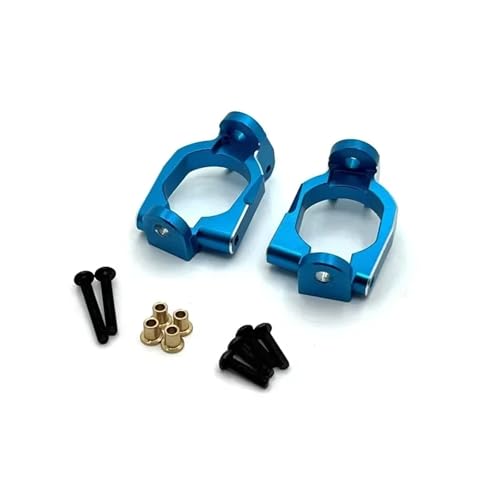 MGHGFYTAS RC Auto Zubehör Kompatibel Mit MJX 10208 Für Monster 1/10 RC-Autoteile, Metall, Verbesserter Vorderer C-Sitz, Upgrade-Teile, Zubehör(Blue) von MGHGFYTAS