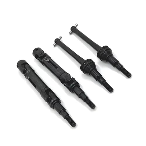 MGHGFYTAS RC Auto Zubehör Kompatibel Mit MJX 14209 14210 1/14 RC Für Modellautoteile, Metall-Upgrade Der Vorderen Und Hinteren Antriebswelle CVD(Black) von MGHGFYTAS