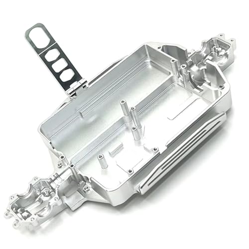 MGHGFYTAS RC Auto Zubehör Kompatibel Mit MJX 16207 16208 16209 16210 H16 M162 1/16 RC Autoteile Zubehör Metall Für Chassis Verbessert(Silver) von MGHGFYTAS