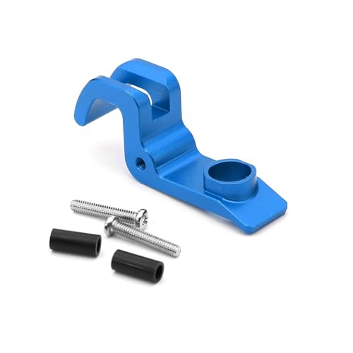 MGHGFYTAS RC Auto Zubehör Kompatibel Mit MJX Für Hyper Für Go H16 16208 1/16 RC Auto Upgrade-Teile Zubehör Metallkörper Clip Retainer Shell Befestigungsschnalle Schloss(Blue) von MGHGFYTAS