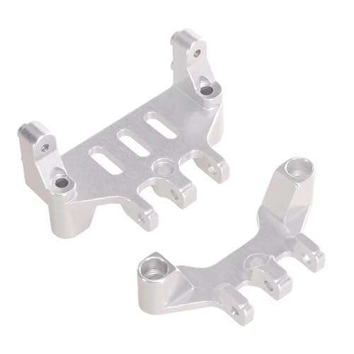 RC Auto Zubehör Kompatibel Mit MN128 MN86 G500 Aluminiumlegierung Vorne Und Hinten Zugstange Für Sitzruderbasis Fernbedienung Auto Upgrade Ersatzteile(Silver) von MGHGFYTAS