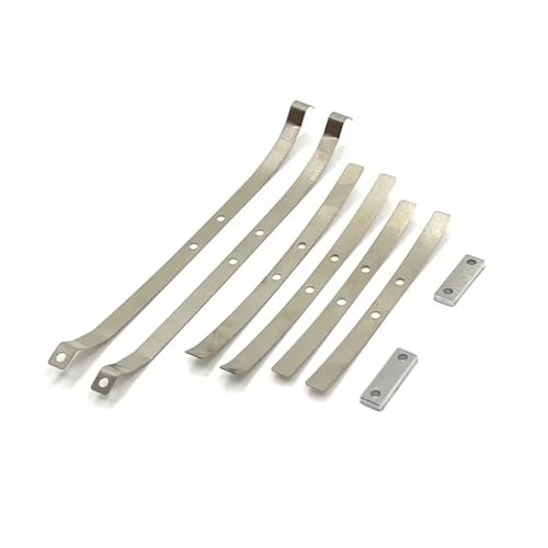 MGHGFYTAS RC Auto Zubehör Kompatibel Mit MN82 LC79 1/12 RC Car Upgrade-Teile Ersatzzubehör Stahl-Hinterachs-Stoßdämpfer Für Blattfedern(Leaf Springs) von MGHGFYTAS