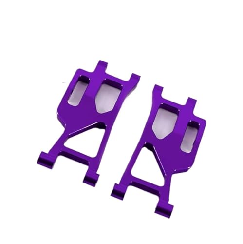 MGHGFYTAS RC Auto Zubehör Kompatibel Mit Mjx Für Hyper Für Go 14210 14209 Upgrade-Teile CNC-Aluminiumlegierung Hinten Unten Für Schwinge 1/14 RC-Autozubehör(Purple) von MGHGFYTAS