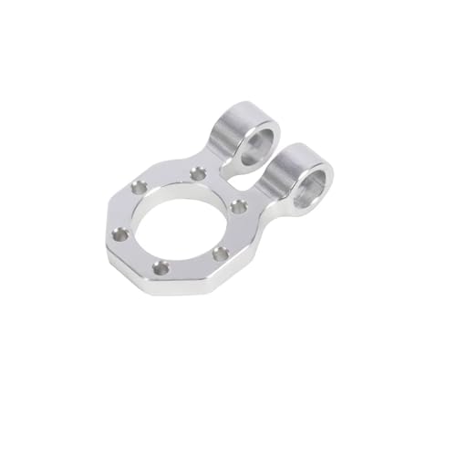 MGHGFYTAS RC Auto Zubehör Kompatibel Mit SCX10 Für PRO Für Element Für Power Für Wagon Für Comp DIY Modularer Schäkel Passend Für 4,5 Mm Rohrstoßstange 1/10 RC Rigs Crawler(Silver,1PCS) von MGHGFYTAS