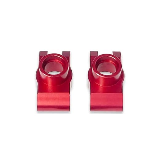 MGHGFYTAS RC Auto Zubehör Kompatibel Mit SCY 16102 Für JJRC Für High Für Speed ​​1/16 Ferngesteuertes Auto. Verbesserte Metallbeschläge Hinterachse Für Sitz-Hinterrad(Red) von MGHGFYTAS