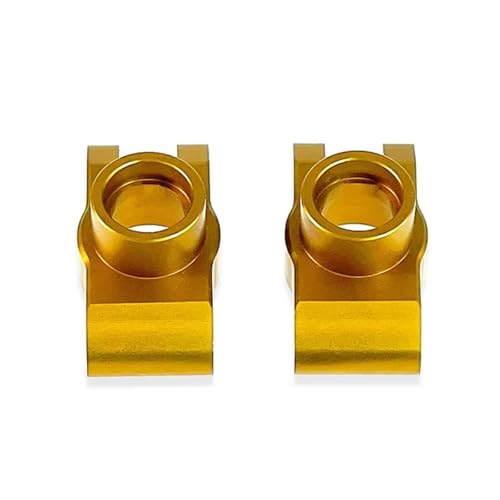 RC Auto Zubehör Kompatibel Mit SCY 16102 Für JJRC Für High Für Speed ​​1/16 Ferngesteuertes Auto. Verbesserte Metallbeschläge Hinterachse Für Sitz-Hinterrad(Yellow) von MGHGFYTAS
