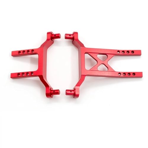 MGHGFYTAS RC Auto Zubehör Kompatibel Mit TRAX4 Für LaTx Für Teton Für Desert Für Prerunner Für SST. Ersetzen Sie Teile. 1/18 Rc Car Aluminium Vorne Und Hinten Karosseriehalterungen(Red) von MGHGFYTAS