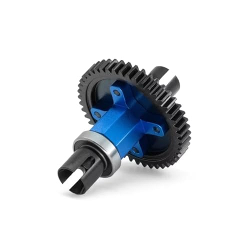MGHGFYTAS RC Auto Zubehör Kompatibel Mit Trxs Für Sledge 1/8 RC Car Upgrade Teile Zubehör Metall 46T Slipper Clutch Center Diff Straight Shaft(Blue) von MGHGFYTAS