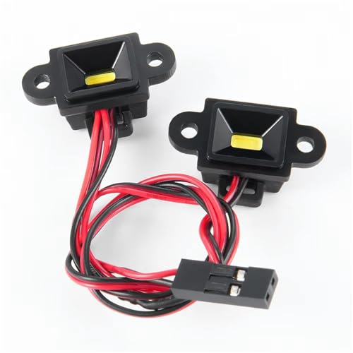 RC Auto Zubehör Kompatibel Mit VS4-10 Für Phoenix Für VPS09007 Für Vanquish 1/10 RC Autos Upgrade Teile Für Chassis Licht Lampe Scheinwerfer von MGHGFYTAS
