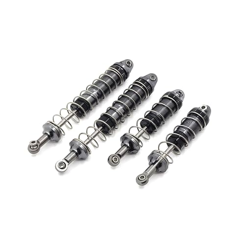 RC Auto Zubehör Kompatibel Mit WLtoys 12427 12428-AB 12429 12423 FY01 FY02 FY03 1/12 RC Autoteile Metall Upgrade Hydraulische Vordere Und Hintere Stoßdämpfer(Gray) von MGHGFYTAS