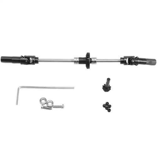 MGHGFYTAS RC Auto Zubehör Kompatibel Mit WPL C14 C24 C34 B14 B24 B16 B36 1/16 RC Auto Upgrade Teile Zubehör Metall Vorderachse Stahl Getriebebrücke Kit von MGHGFYTAS