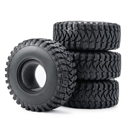 MGHGFYTAS RC Reifen Kompatibel Mit SCX10 D90 Für TRX4 TF2 CC01 Für Capra 1/10 RC Autoteil Schwarz 1,9 Zoll 106 Mm Durchmesser 38 Mm Breite Gummi-Raupenradreifen MGHGFYTAS RC Reifen Kompatibel Mit SCX10 D90 Für TRX4 TF2 CC01 Für Capra 1/10 RC Autoteil Schwarz 1,9 Zoll 106 Mm Durchmesser 38 Mm Breite Gummi-Raupenradreifen von MGHGFYTAS
