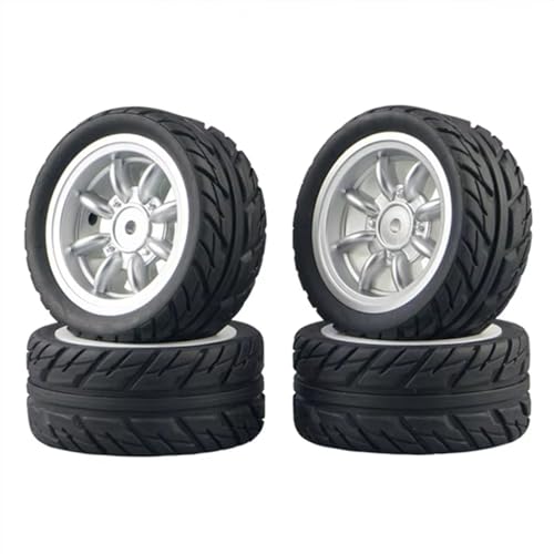 MGHGFYTAS RC Reifen Kompatibel Mit SG1603 Für SG1604 Für SG1605 Für UDIRC UD1601 UD1602 UD1603 UD1604 1/16 RC Auto Upgrade Teile 4 Stück Gummireifen Reifen Rad von MGHGFYTAS