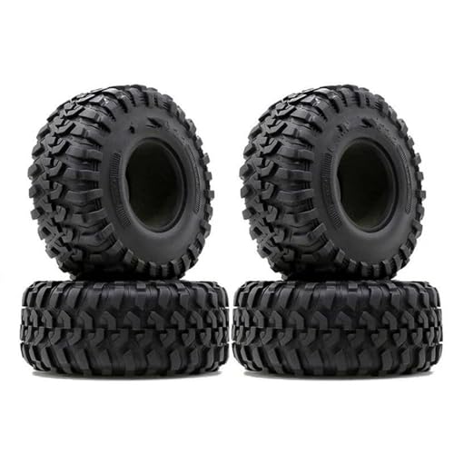 MGHGFYTAS RC Reifen Kompatibel Mit Trxs Für Trx4 Für Axial SCX10 90047 D90 D110 TF2 RR10 130 Mm 2,2 Zoll Gummifelsenreifen Reifen Für 1:10 RC Rock Crawler(4pcs) von MGHGFYTAS