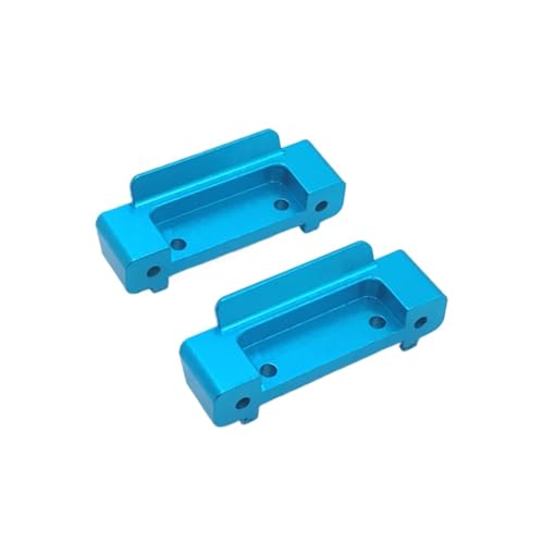 MGHGFYTAS RC Teile Für WLtoys Für A949 A959 A969 A979 K929 184011 RC Auto Teile Metall Upgrade Refit Vorne Und Hinten Unteren Für Schaukel Arm Leuchten Schutz Bar(Blue) von MGHGFYTAS