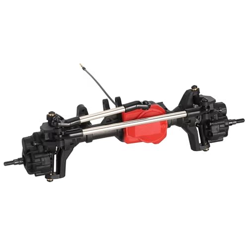 RC Achse Set Kompatibel Mit Für traxxas Für TRX-4 1/10 RC-Auto-Upgrades, Teile, RC-Portalachsen Aus Metall, Vorder- Und Hinterachse Mit T-Lock-Differential(Front) von MGHGFYTAS