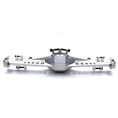 RC Achse Set Kompatibel Mit Für traxxas Für UDR 1:7 RC-Auto, CNC-Aluminium-Upgrade, Hinterachsgehäuse, Upgrade-Ersatzzubehör(Silver) von MGHGFYTAS