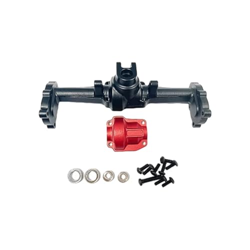 RC Achse Set Kompatibel Mit HOBBYPLUS CR18P Für Rock Für Van Für Hobbico Für Dromida 1/18 RC-Tuningteile Vorder- Und Hinterachsengehäuse(Black,Rear) von MGHGFYTAS