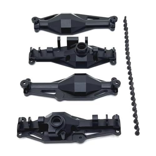 RC Achse Set Kompatibel Mit MJX H12Y H12Y+ 1/12 RC-Autoteilen, Aluminium-Upgrade, Vorderachsgehäuse, Hinterachsgehäuse, Ersatzzubehör(Black,Front and Rear) von MGHGFYTAS