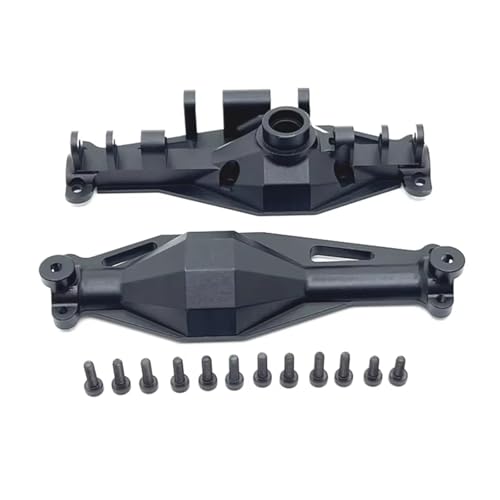 RC Achse Set Kompatibel Mit MJX H12Y H12Y+ 1/12 RC-Autoteilen, Aluminium-Upgrade, Vorderachsgehäuse, Hinterachsgehäuse, Ersatzzubehör(Black,Rear) von MGHGFYTAS