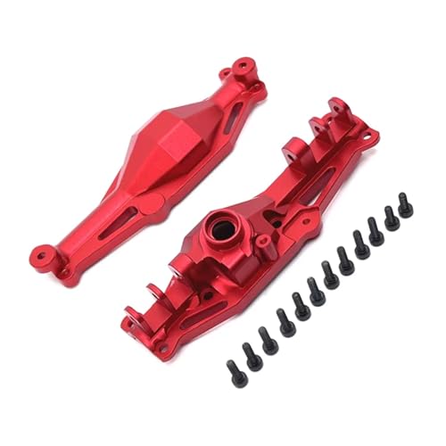 RC Achse Set Kompatibel Mit MJX H12Y H12Y+ 1/12 RC-Autoteilen, Aluminium-Upgrade, Vorderachsgehäuse, Hinterachsgehäuse, Ersatzzubehör(Red,Front) von MGHGFYTAS