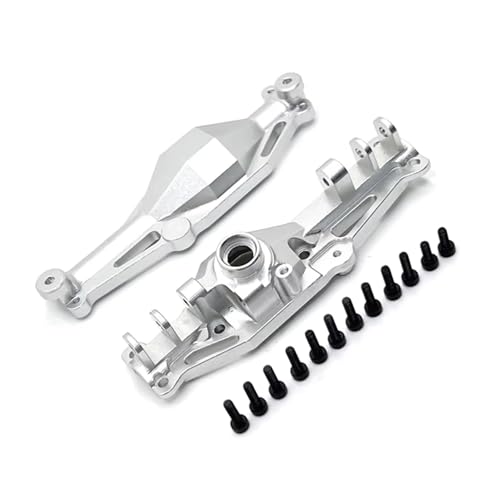 RC Achse Set Kompatibel Mit MJX H12Y H12Y+ 1/12 RC-Autoteilen, Aluminium-Upgrade, Vorderachsgehäuse, Hinterachsgehäuse, Ersatzzubehör(Silver,Front) von MGHGFYTAS