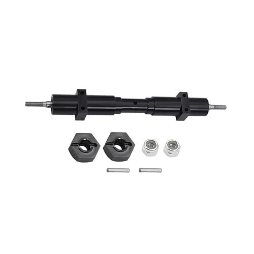 RC Achse Set Kompatibel Mit Tamiya 1/14 RC-Auto-Upgrades, Sattelzugmaschine, LKW, DIY-Teile, CNC-Metall, Hinterachse Ohne Antrieb, 133,5 Mm/155 Mm/182 Mm(133.5mm) von MGHGFYTAS