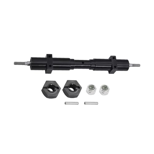 RC Achse Set Kompatibel Mit Tamiya 1/14 RC-Auto-Upgrades, Sattelzugmaschine, LKW, DIY-Teile, CNC-Metall, Hinterachse Ohne Antrieb, 133,5 Mm/155 Mm/182 Mm(155mm) von MGHGFYTAS