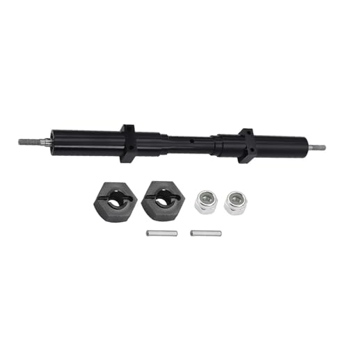 RC Achse Set Kompatibel Mit Tamiya 1/14 RC-Auto-Upgrades, Sattelzugmaschine, LKW, DIY-Teile, CNC-Metall, Hinterachse Ohne Antrieb, 133,5 Mm/155 Mm/182 Mm(182mm) von MGHGFYTAS