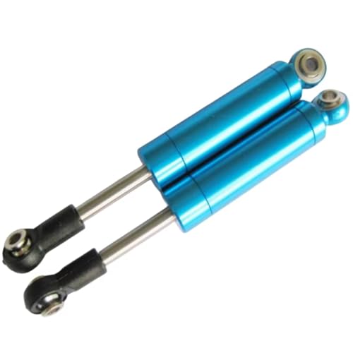 RC Auto Dämpfer Kompatibel Mit Tamiya CC01 1/10 RC Auto Upgrade Zubehörteile Aluminiumlegierung Innen Für Frühling Stoßdämpfer 82mm(Blue) von MGHGFYTAS