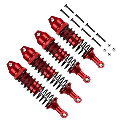 RC Auto Dämpfer Kompatibel Mit Traxxas Für Slash Für VXL Für Stampede Für Hoss 1/10 RC Auto Upgrades Teile Metall Vorder- Und Rückstoßdämpfer von MGHGFYTAS