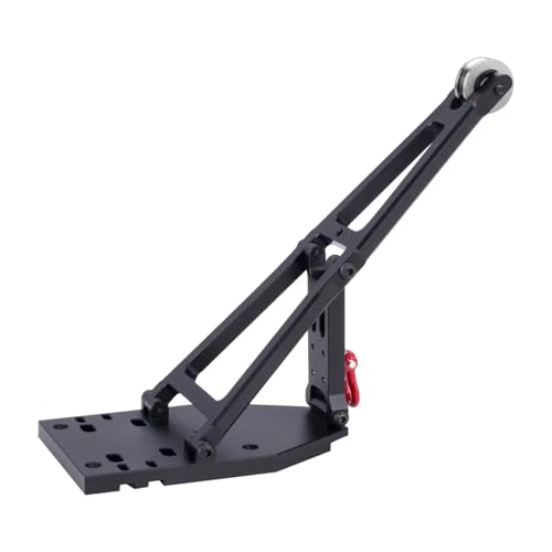 RC Auto Zubehör Kompatibel Mit Axial Für Capra 1.9UTB 1/10 RC Crawler Trail Für Buggy-Upgrade-Teile Wrecker KIT Winch Truck Tow Heckanhängerträger(Black) von MGHGFYTAS