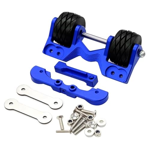 RC Auto Zubehör Kompatibel Mit Für traxxas Für Maxx Für Monster Für LKW 1/10 RC Auto Upgrade Teile Zubehör Metall Wheelie Bar Kit von MGHGFYTAS
