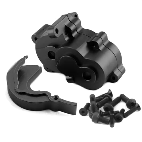 RC Auto Zubehör Kompatibel Mit Für traxxas Für Slash Für E-Revo Für Summit 1/16 RC Autoteile Zubehör Metall Getriebegehäuse Gehäuse Getriebeabdeckung 7091 7379R(Black) von MGHGFYTAS