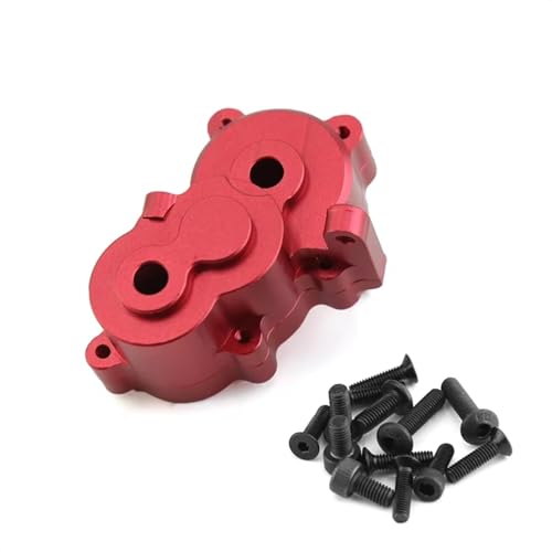 RC Auto Zubehör Kompatibel Mit Für traxxas Für Slash Für E-Revo Für Summit 1/16 RC Autoteile Zubehör Metall Getriebegehäuse Gehäuse Getriebeabdeckung 7091 7379R(Red) von MGHGFYTAS