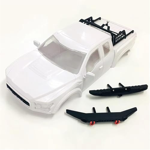 RC Auto Zubehör Kompatibel Mit Für traxxas Für TRX4 TRX-4 Für KYX Kunststoff-Hartkarosserie Mit Stoßstange Und Reserveradhalter, 325 Mm Karosserie, Weiß, 1/10 RC Crawler Car RC Auto Zubehör Kompatibel Mit Für traxxas Für TRX4 TRX-4 Für KYX Kunststoff-Hartkarosserie Mit Stoßstange Und Reserveradhalter, 325 Mm Karosserie, Weiß, 1/10 RC Crawler Car von MGHGFYTAS