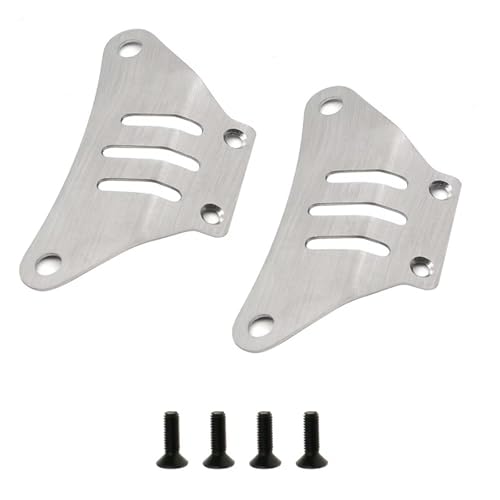 RC Auto Zubehör Kompatibel Mit Tamiya Für TT02 Für TT-02 1/10 RC Auto Upgrades Teile Edelstahl Vorne Und Hinten Für Chassispanzerung Getriebeschutz RC Auto Zubehör Kompatibel Mit Tamiya Für TT02 Für TT-02 1/10 RC Auto Upgrades Teile Edelstahl Vorne Und Hinten Für Chassispanzerung Getriebeschutz von MGHGFYTAS