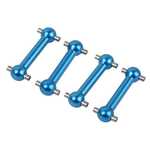 RC Auto Zubehör Kompatibel Mit Tamiya Für TT02 Für TT02D Für TT02S 1/10 RC Auto Upgrade Teile Ersatz Metall Antriebswelle Dogbone Antriebswelle(Blue) von MGHGFYTAS