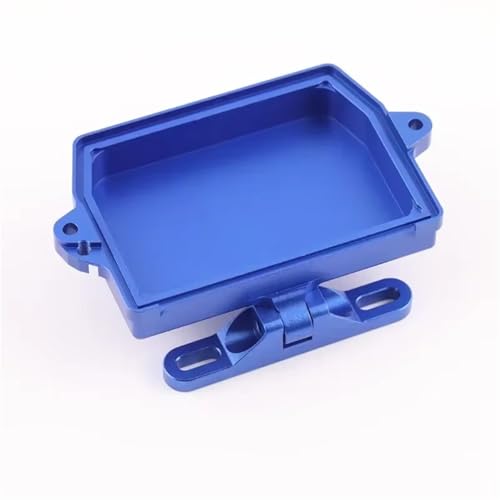 RC Auto Zubehör Kompatibel Mit Traxxas 1/5 Für X-MAXX 6S 8S 1/6 Für XRT 8S RC Auto Upgrade Teile Metall Radio Gerät Empfänger Box Draht Abdeckung 7724(Blue) von MGHGFYTAS