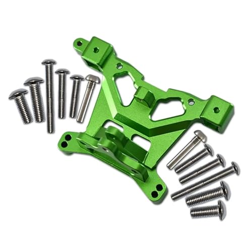 RC Auto Zubehör Kompatibel Mit Traxxas Für E-Revo 2.0 86086-4 4X4 Für VXL Für Monster Truck 1/10 RC Auto Upgrade-Zubehör Hintere Karosseriehalterung Karosseriepfosten(Green) von MGHGFYTAS