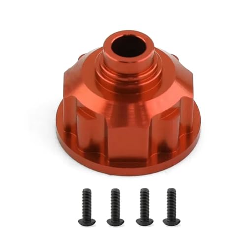 RC Auto Zubehör Kompatibel Mit Traxxas Für E-Revo 2.0 Für VXL 86086-4 1/10 RC-Autoteile 1-teiliges Aluminiumträger-Differentialgehäuse #8681X(Orange) von MGHGFYTAS