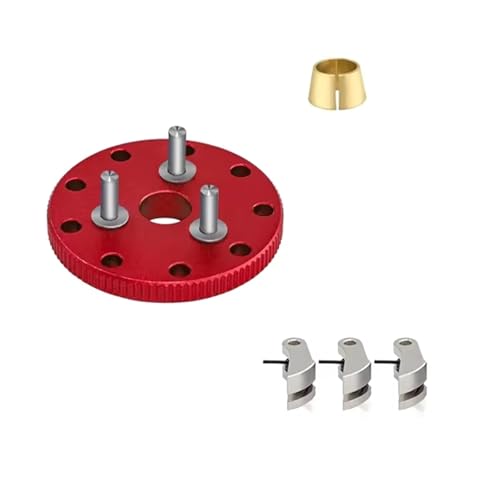 RC Auto Zubehör Kompatibel Mit Traxxas Für Nitro Für Stampede Für Jato Für T-Maxx Für Rustler 1/10 RC-Auto Schwungradkupplung Metall 4142 4146 3281 Kit(Red) von MGHGFYTAS