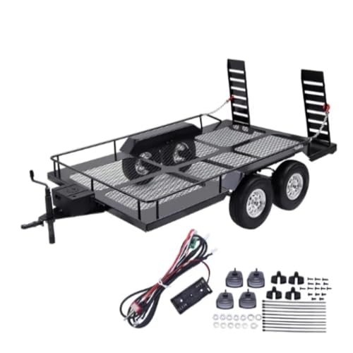 RC Auto Zubehör Kompatibel Mit Traxxas Für TRX-4 Für AXIAL Für SCX10 90046 1/10 Rc Crawler Für Rock Truck DIY-Teile Für Racing Heavy Duty Metallanhänger RC Auto Zubehör Kompatibel Mit Traxxas Für TRX-4 Für AXIAL Für SCX10 90046 1/10 Rc Crawler Für Rock Truck DIY-Teile Für Racing Heavy Duty Metallanhänger von MGHGFYTAS