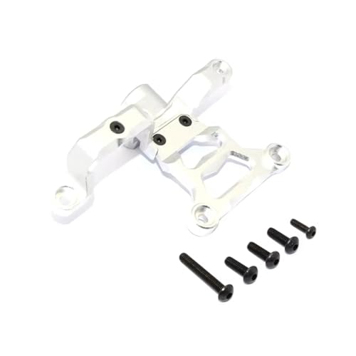 RC Auto Zubehör Kompatibel Mit Traxxas Für X-MAXX 6S 8S 4WD Für Monster Truck 1/5 RC Car Upgrade-Teile Metalllenkung Bellcrank Support 7746(Silver) von MGHGFYTAS