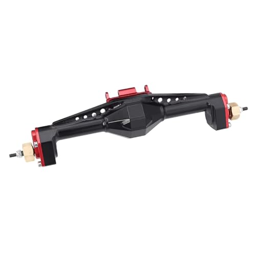 RC Hinterachse Kompatibel Mit Axial Für Capra UTB18 1/18 RC-Autos, Upgrade-Teile, Aluminium-Vorder- Und Hinterportal, Komplettes Achsenset(Red,Rear) von MGHGFYTAS