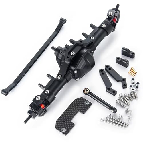 RC Hinterachse Kompatibel Mit Axial Für SCX10 1/10 RC Crawler Auto Upgrade Teile Zubehör CNC Metalllegierung Vorne/Mitte/hinten Komplettachse(Front) von MGHGFYTAS