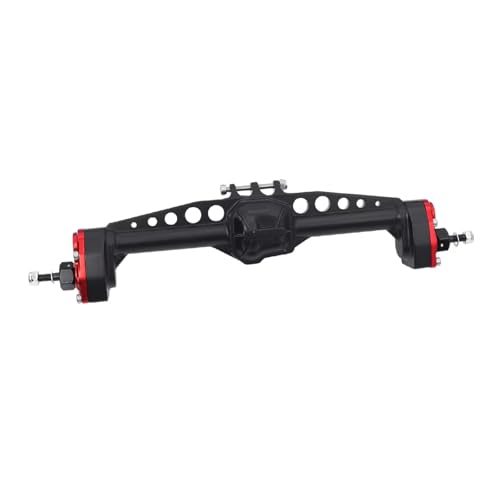 RC Hinterachse Kompatibel Mit Axial Für SCX10 III AXI03007 1/10 RC Crawler Car Upgrades Teile Aluminiumlegierung Vorder- Und Hinterportalachse Komplett(Red,Rear) von MGHGFYTAS