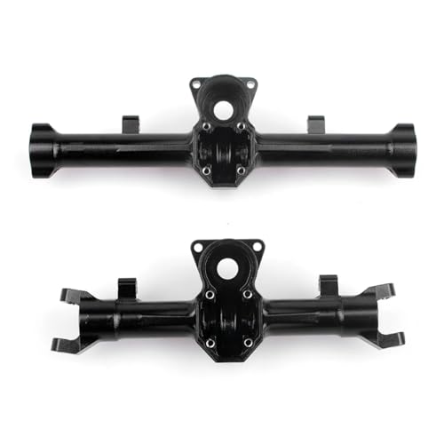 RC Hinterachse Kompatibel Mit Axial Für SCX24 Für Deadbolt Für Riegel Für JLU 1/10 RC Crawler Auto-Upgrades Teile Zubehör Aluminium Vorderachse Hinterachse(1Set) von MGHGFYTAS